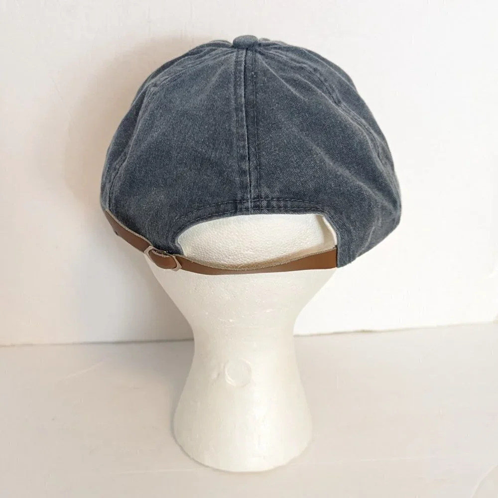 Vintage Native‎ Canada Dad Hat First Nations Leather Tab Ball Cap Adjustable - Picture 4 of 6